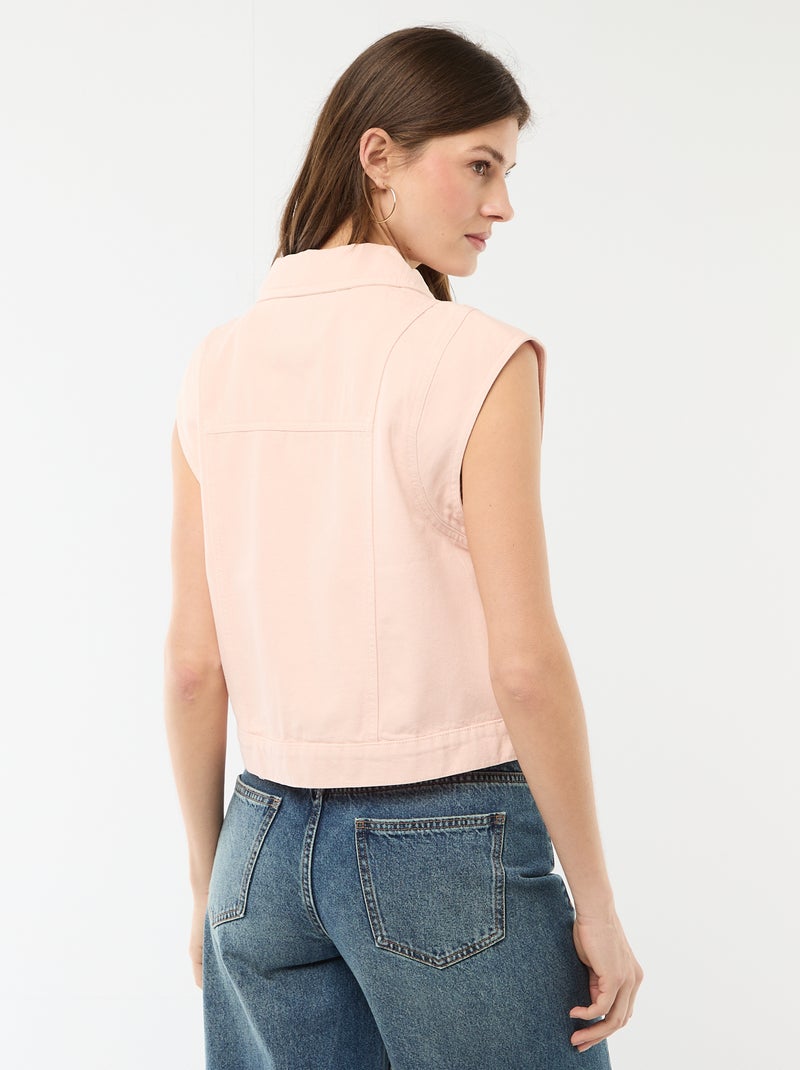 Chaleco sin mangas con estampado de vaca Rosa - Kiabi
