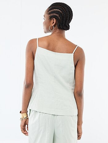 Chaleco sin mangas con tirantes