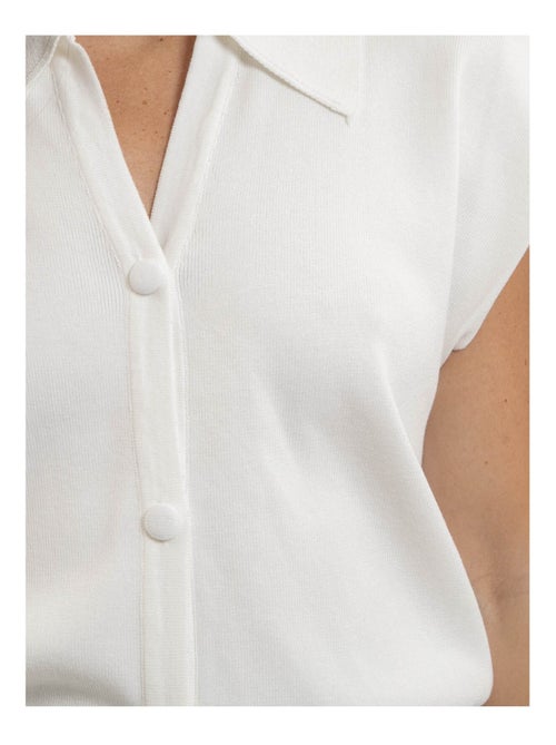 Chaleco sin mangas cuello polo FARDA - Kiabi