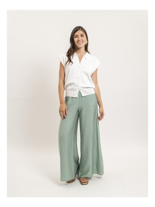 Chaleco sin mangas cuello polo FARDA - Kiabi