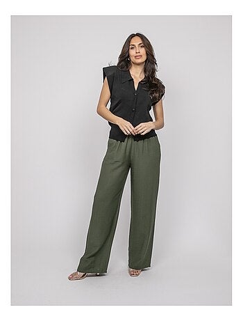 Chaleco sin mangas cuello polo FARDA