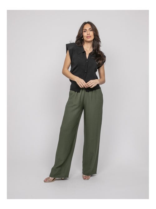 Chaleco sin mangas cuello polo FARDA - Kiabi