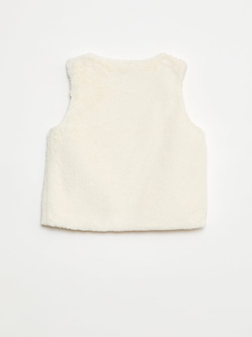 Chaleco sin mangas de piel sintética - Kiabi