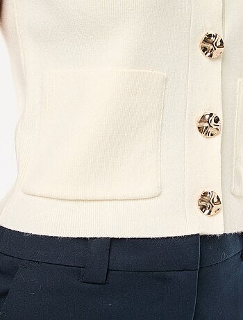 Chaleco sin mangas de punto