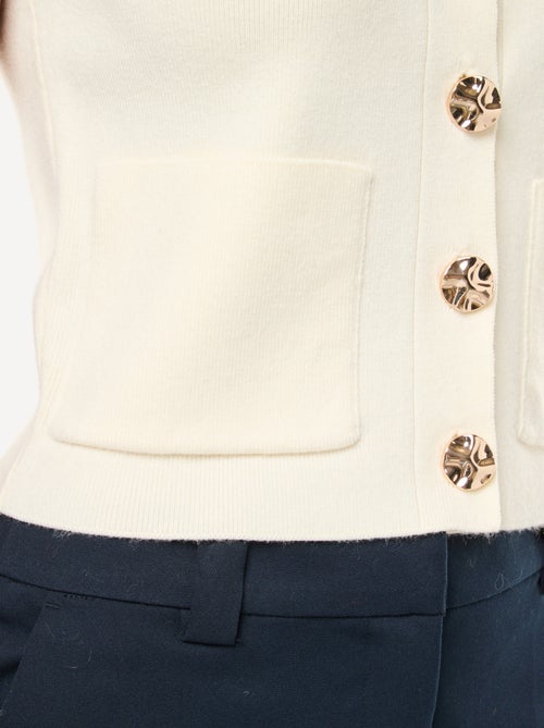 Chaleco sin mangas de punto otomano - Kiabi