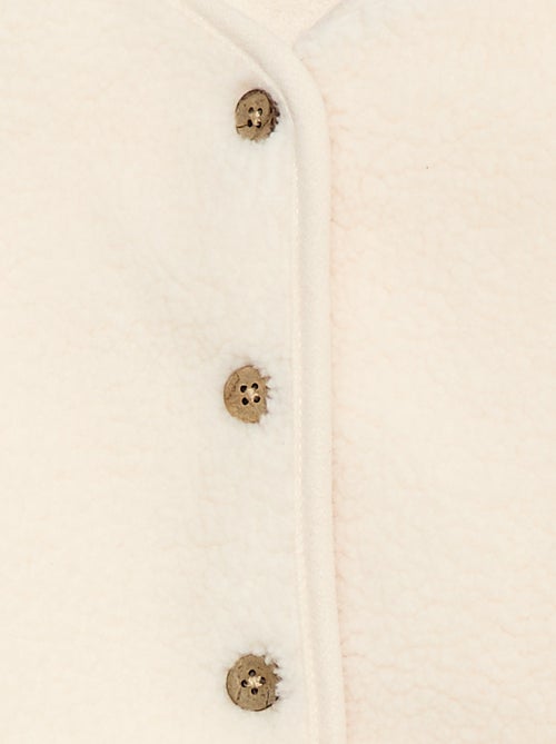 Chaleco sin mangas efecto borreguito - Kiabi