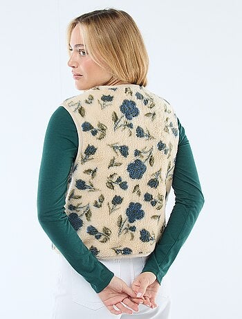 Chaleco sin mangas efecto brreguito