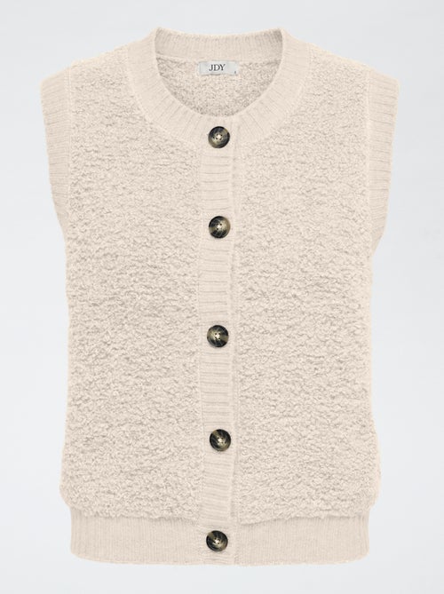 Chaleco sin mangas 'JDY' liso - Kiabi