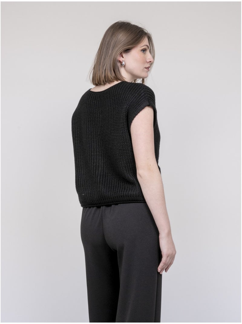Chaleco sin mangas KORENA Negro - Kiabi