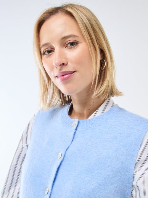 Chaleco sin mangas liso - Kiabi