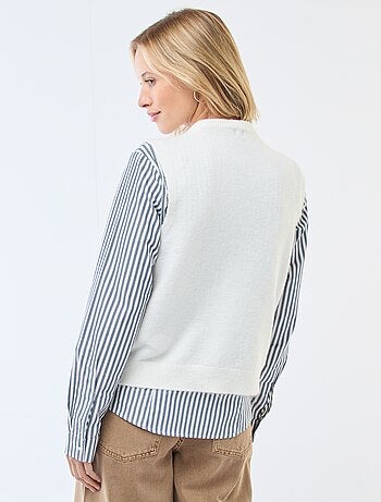 Chaleco sin mangas liso