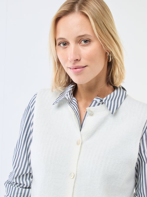 Chaleco sin mangas liso - Kiabi