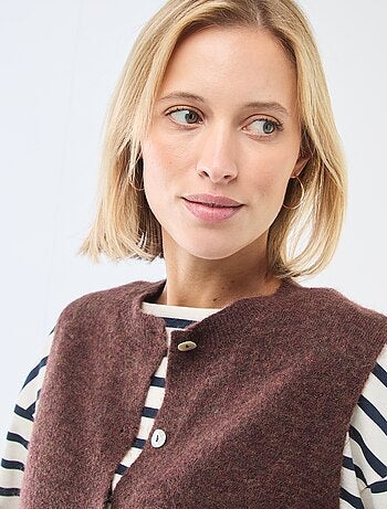 Chaleco sin mangas liso