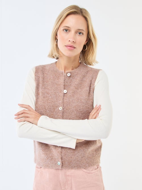 Chaleco sin mangas liso - Kiabi