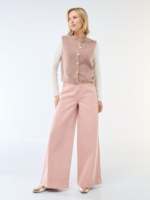 Chaleco sin mangas liso - Kiabi