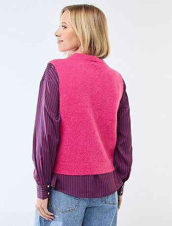 Chaleco sin mangas liso