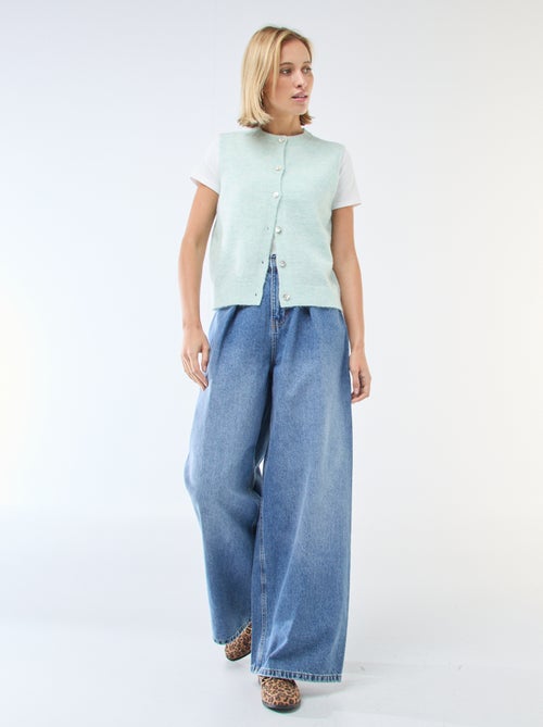 Chaleco sin mangas liso - Kiabi