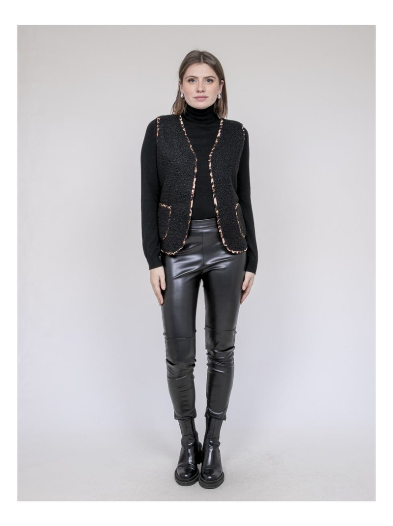 Chaleco sin mangas ugina Negro - Kiabi