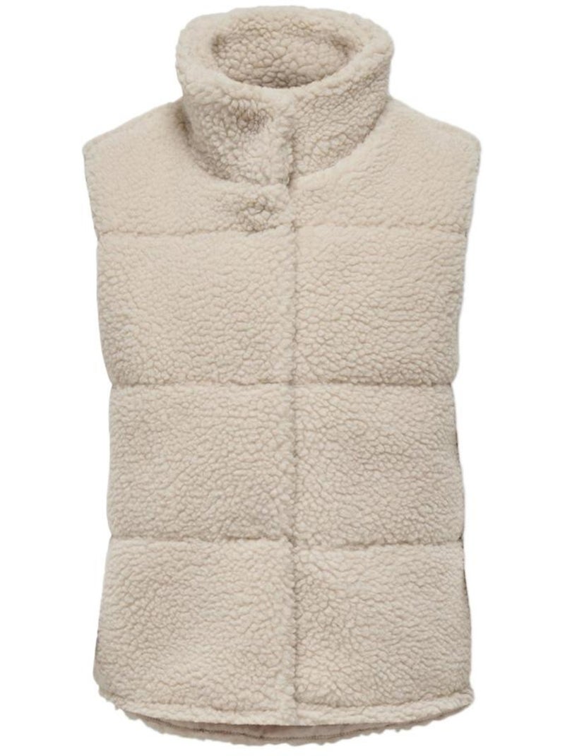 Chaleco Teddy para Niña - ONLY Kids Crudo - Kiabi