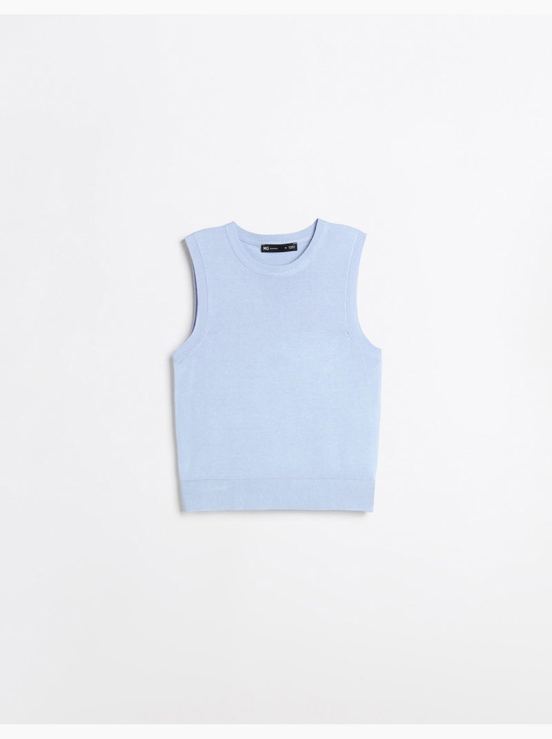 Chaleco tejido, MO Fashion Azul - Kiabi
