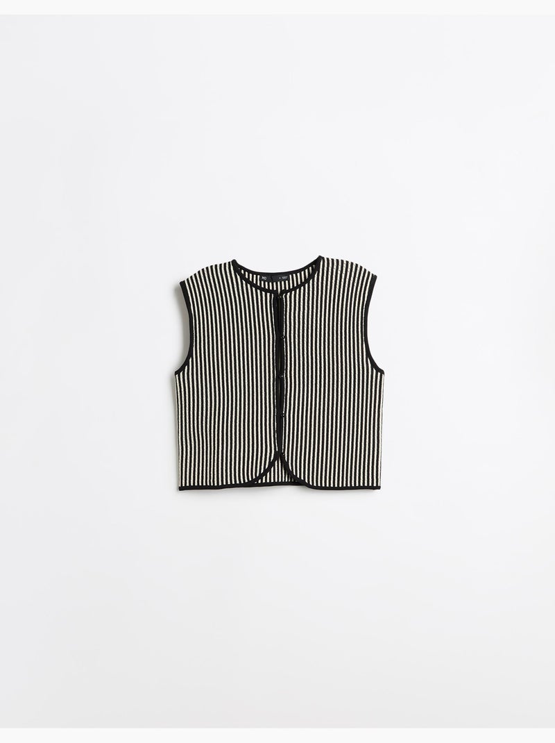 Chaleco tejido, mo fashion Beige - Kiabi