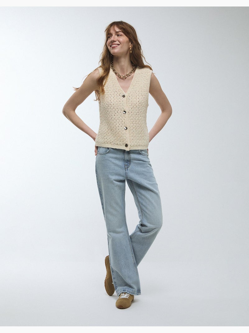 Chaleco tejido, MO Fashion Beige - Kiabi