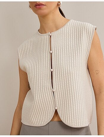 Chaleco tejido, mo fashion