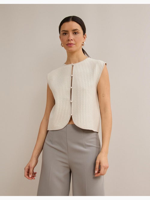 Chaleco tejido, mo fashion - Kiabi
