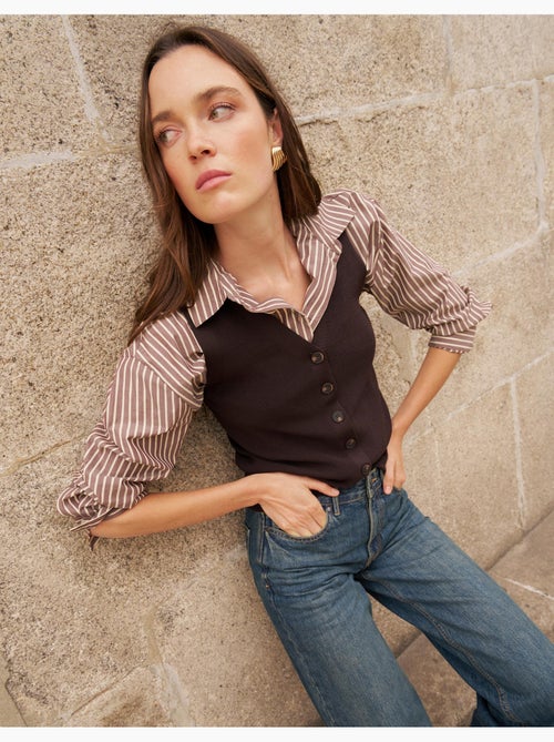 Chaleco tejido, mo fashion - Kiabi