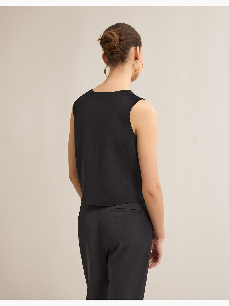 Chaleco tejido, MO Fashion Negro - Kiabi