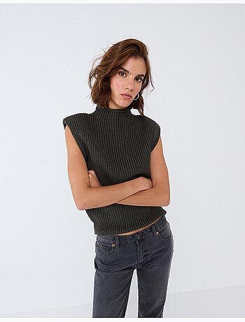 Chaleco tejido, mo fashion