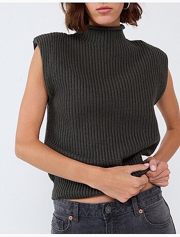 Chaleco tejido, mo fashion
