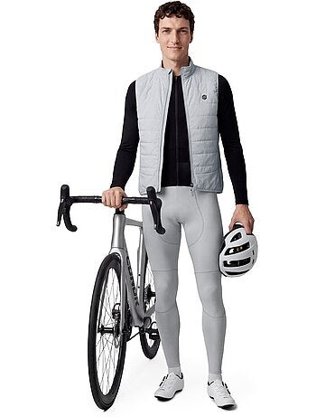 Chaleco térmico ciclismo hombre ciclismo hombre srx ultra warm gray