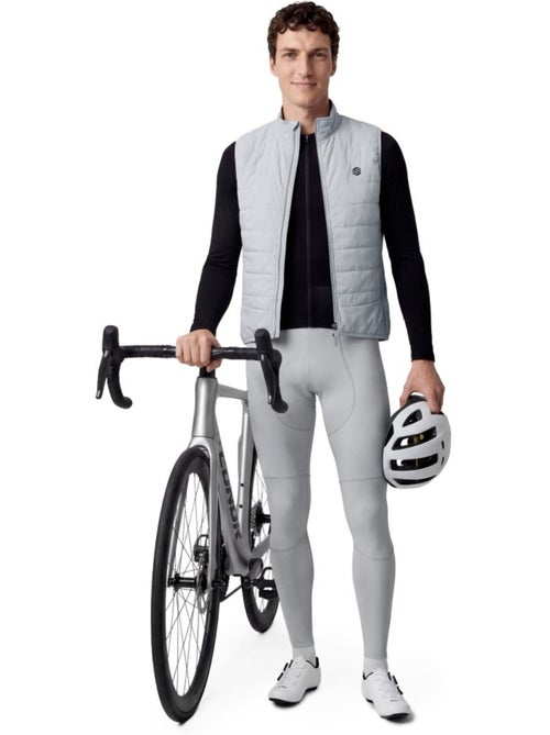 Chaleco térmico ciclismo hombre ciclismo hombre srx ultra warm gray - Kiabi