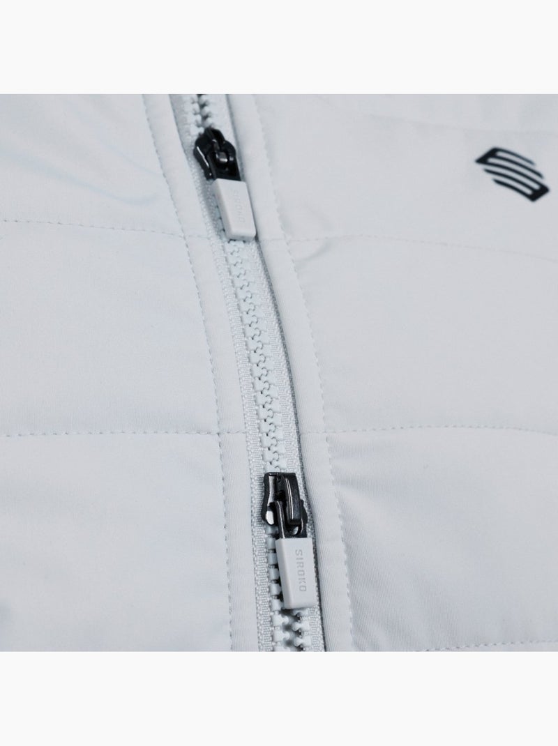 Chaleco térmico ciclismo hombre ciclismo hombre srx ultra warm gray Blanco Gris - Kiabi