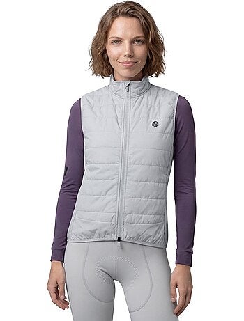 Chaleco térmico ciclismo mujer ciclismo mujer srx ultra warm-w gray