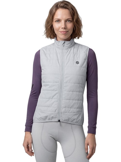 Chaleco térmico ciclismo mujer ciclismo mujer srx ultra warm-w gray - Kiabi