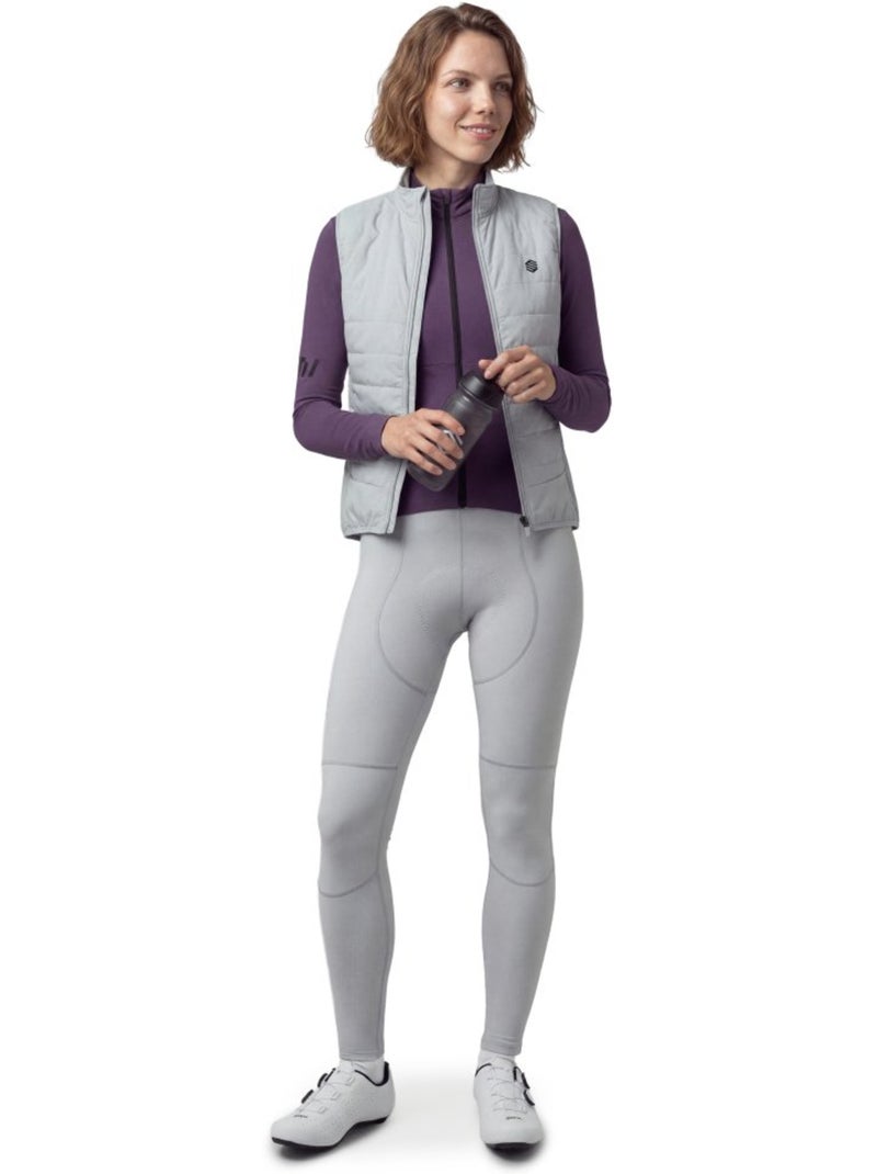 Chaleco térmico ciclismo mujer ciclismo mujer srx ultra warm-w gray Blanco Gris - Kiabi