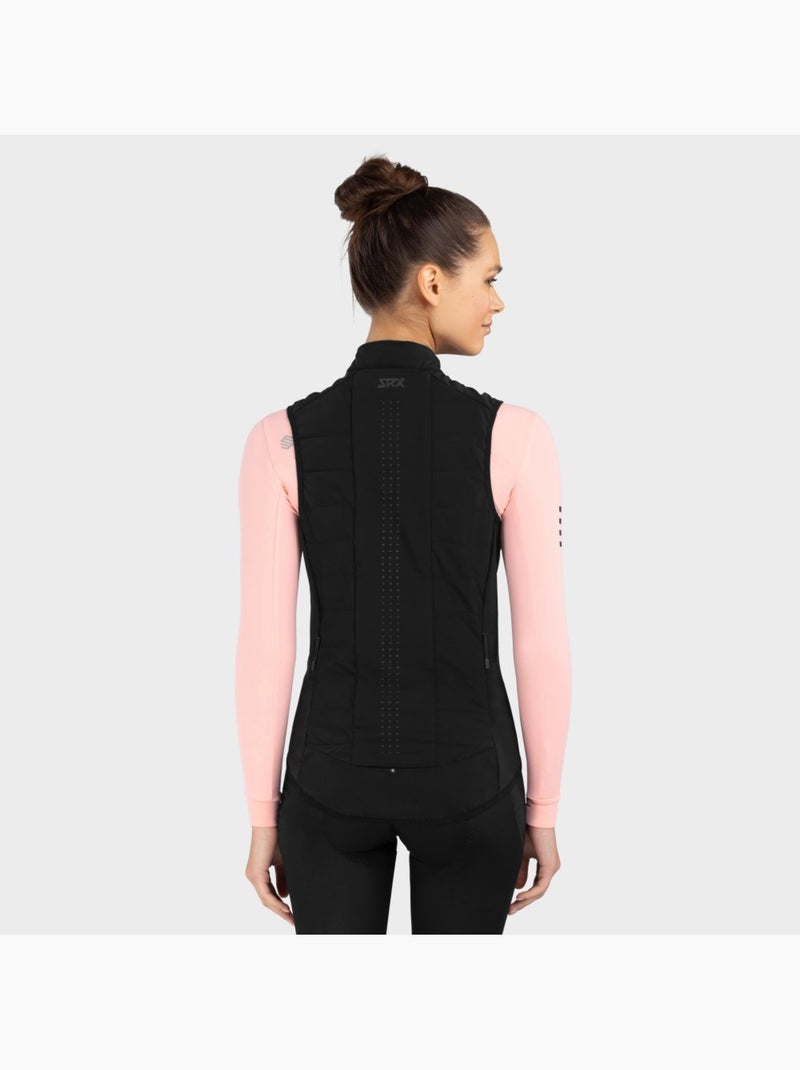 Chaleco térmico ciclismo mujer ciclismo mujer srx ultra warm-w Negro - Kiabi