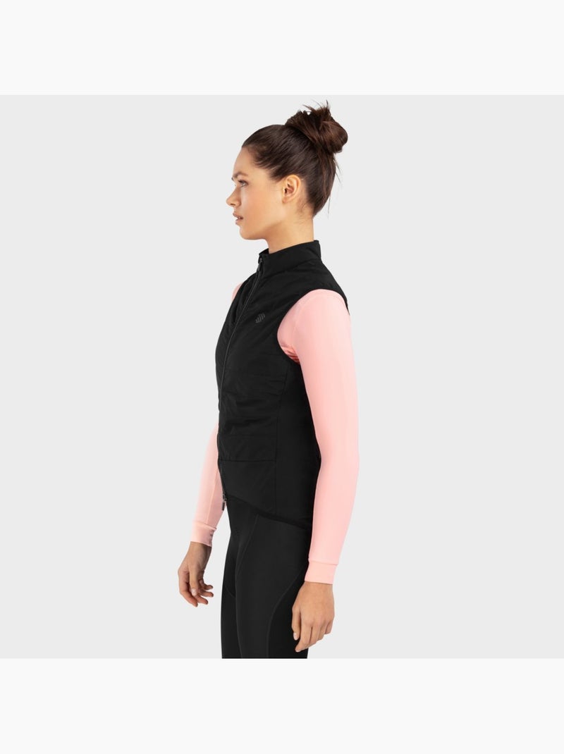 Chaleco térmico ciclismo mujer ciclismo mujer srx ultra warm-w Negro - Kiabi