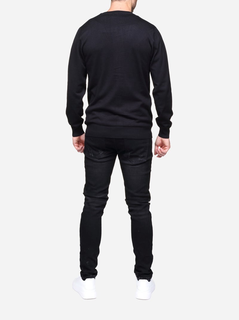 Chaleco tipo cárdigan de tejido suave - frilivin Negro - Kiabi