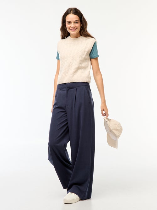 Chaleco trenzado - Kiabi