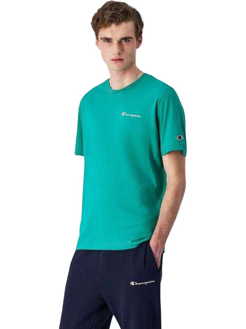 Champion - Camiseta de Manga Corta para Hombre Verde - Kiabi