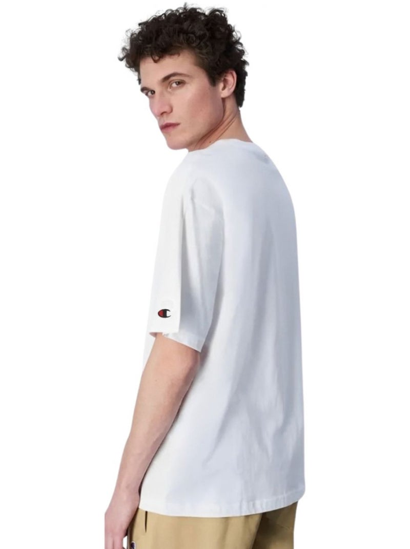 Champion - Camiseta para Hombre Blanco - Kiabi
