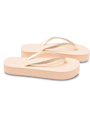 Chancla Compensada Glitter OZABI 3 Colores