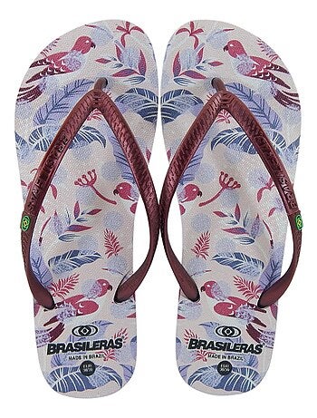 Chancla de playa de mujer Brasileras suela de goma