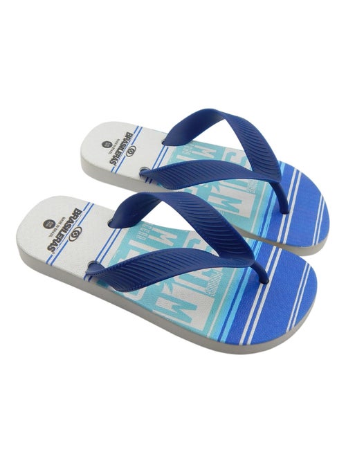 Chancla de playa de niños Brasileras suela de goma - Kiabi