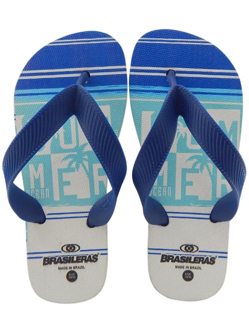 Chancla de playa de niños Brasileras suela de goma - Kiabi