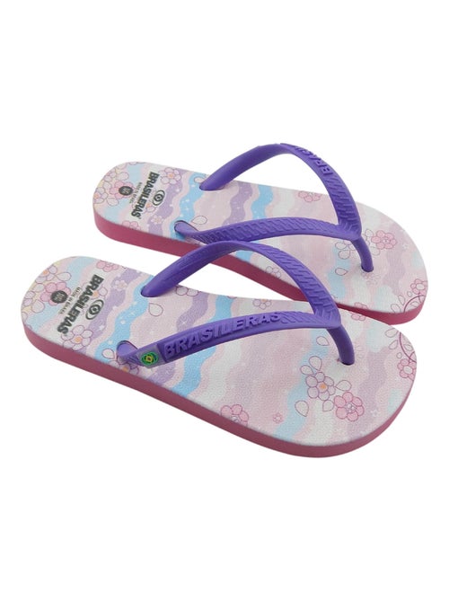 Chancla de playa de niños Brasileras suela de goma - Kiabi