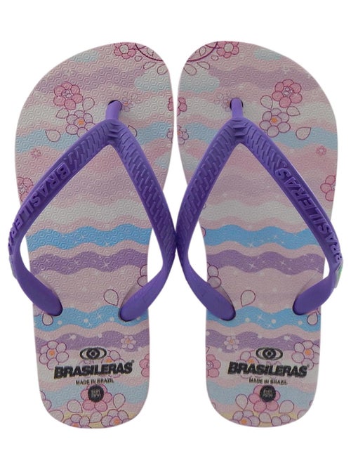 Chancla de playa de niños Brasileras suela de goma - Kiabi